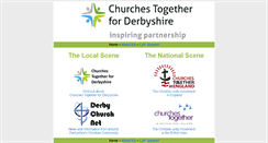 Desktop Screenshot of churchestogetherderbyshire.org.uk